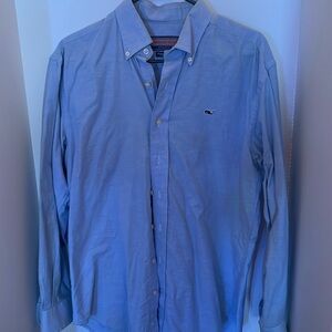 Baby Blue Vineyard Vines Button Up Shirt